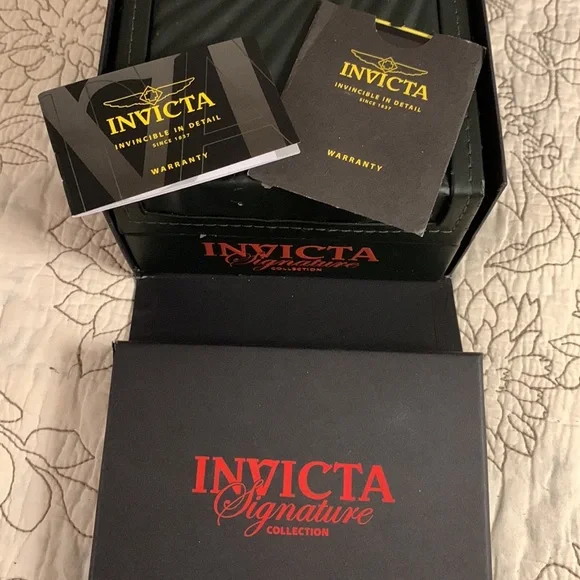 Invicta Signature Collection Grand Diver Watch in red and black